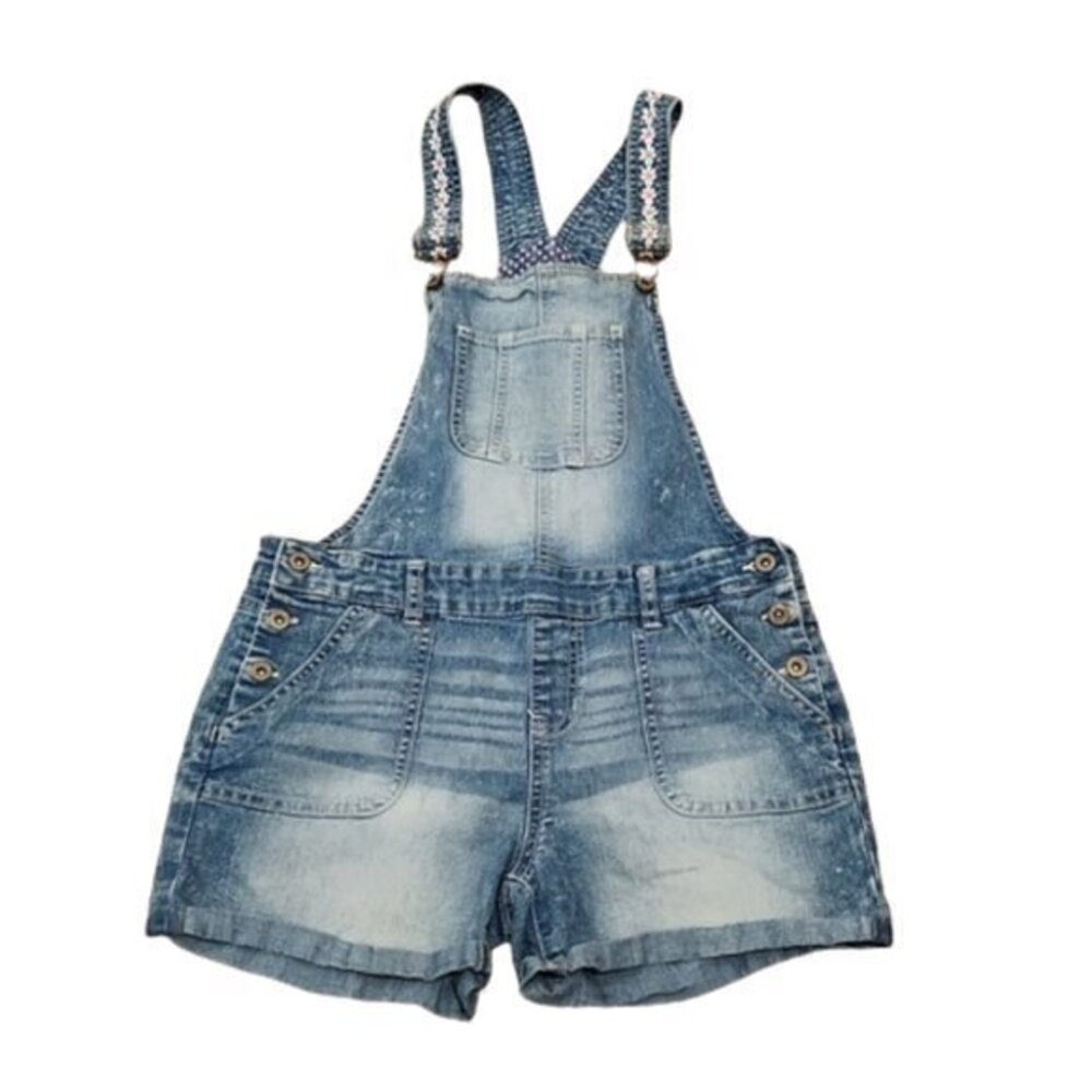 [LEI] Flower Strap Overall Shorts - Size 14/16